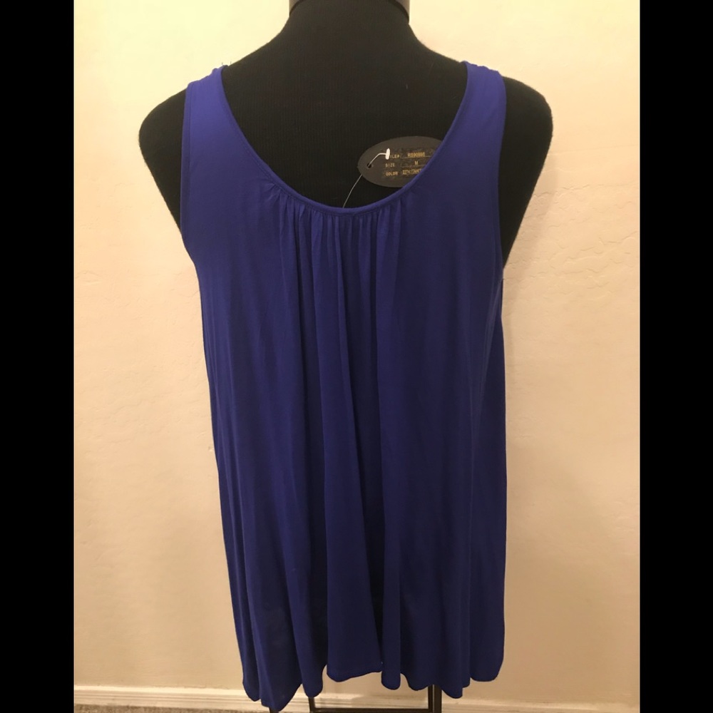 NEW Royal Blue CUPIO Sz M/L/XL TUNIC TOP